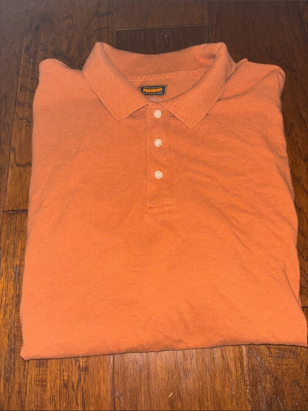 Foundry Supply Co. 3XLT Orange Men's Polo